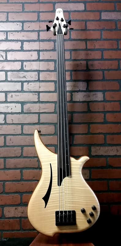 TUNE WB4-FM semi-hollow fretless bass image 1