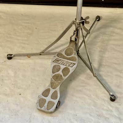 Gretsch Hi-Hat Cymbal Stand Vintage 60's Read DETAILS Flat Base Round Badge image 2