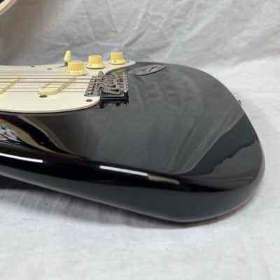 Fender ST-57 ST57 Stratocaster Guitar with Custom-ordered preamp - MIJ Made In Japan 1993 - 1994 - Black / Maple neck image 18