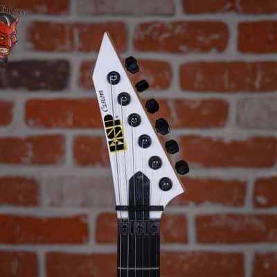 ESP Custom Shop M-II HSS Snow White with Queensryche Triryche Empire Logo 2026 w/OHSC image 9