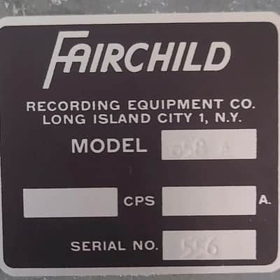 Fairchild Model 658 Reverbertron Dynamic Spring Reverb System image 3
