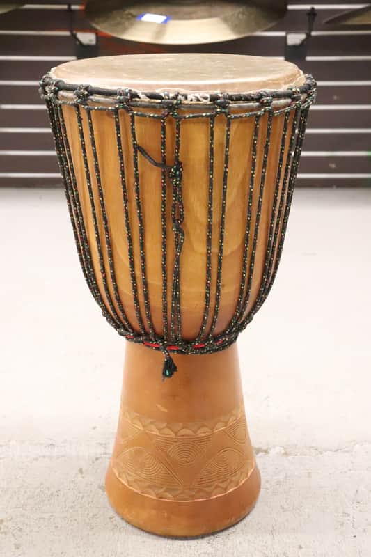 African 11" Djembe Drum image 1