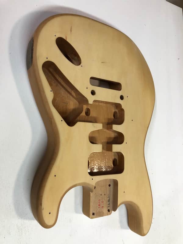 Charvel SoCal 2011 natural Guitar body, unpainted MIM image 1