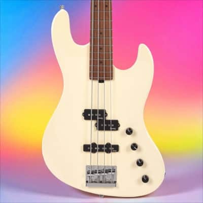 Sadowsky MetroExpress 21 Fret Verdine White Signature 4 String Olympic White High Polish Morado Board image 1