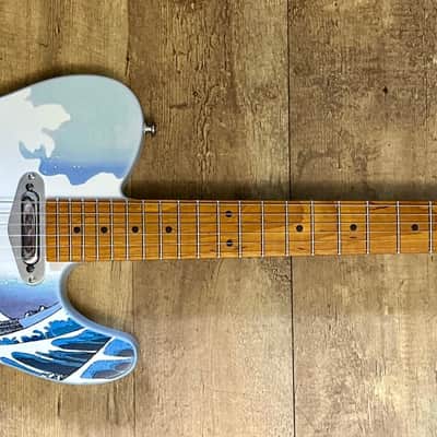 The Great Wave off Kanagawa Custom Printed Telecaster image 3