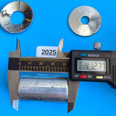 LUDWIG Marching Tri-Tom Vintage Drum Part: 2" Spacer Holder Connector Shaft Arm image 11