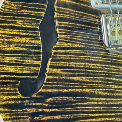 PRS 40th Anniversary Special Semi-hollow 22 Limited Edition Electric Guitar - Yellow Tiger image 5