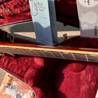 ✮AMAZING✮2023 Gretsch G-6134T GQM Limited Edition PENGUIN✮QUILT FORGE GLOW✮£3899 image 23