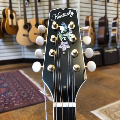 Kentucky KM-500 Artist German Spruce/Alpine Maple A-Style Mandolin Sunburst w/Padded Gig Bag image 7