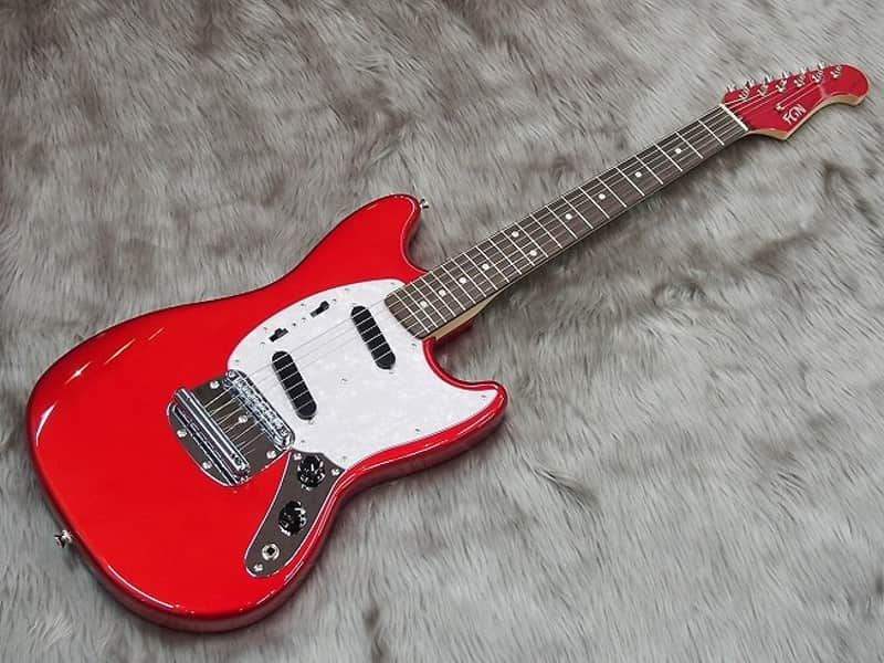 On Sale* Fujigen FGN Mustang JMG6R Candy Apple Red, Made in | Reverb