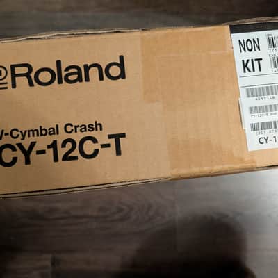 New Sealed Roland CY-12C-T V-Cymbal 12" Crash Pad 2022 - Present - Black image 1