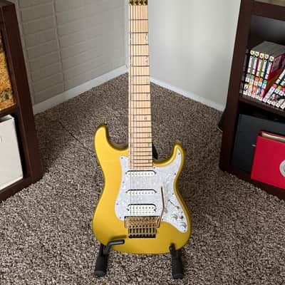 ESP LTD JRV-8 Javier Reyes Signature 2023 - Present - Metallic Gold image 1