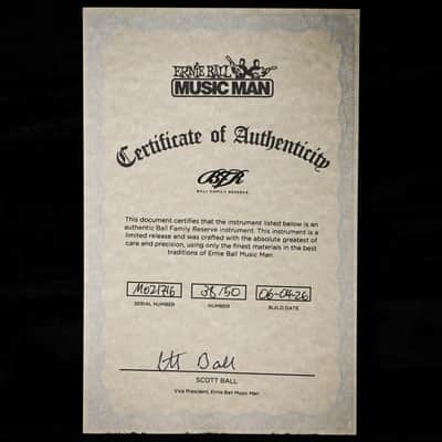 Ernie Ball Music Man BFR John Petrucci Majesty 7-String (No.38 of 50)- Wolf's Bane 2026 (M021716) image 6