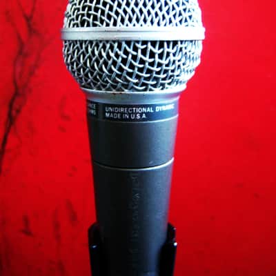 Vintage 1980's USA Shure SM58 Handheld Cardioid Dynamic Microphone Low Z w accessories # 6 image 12