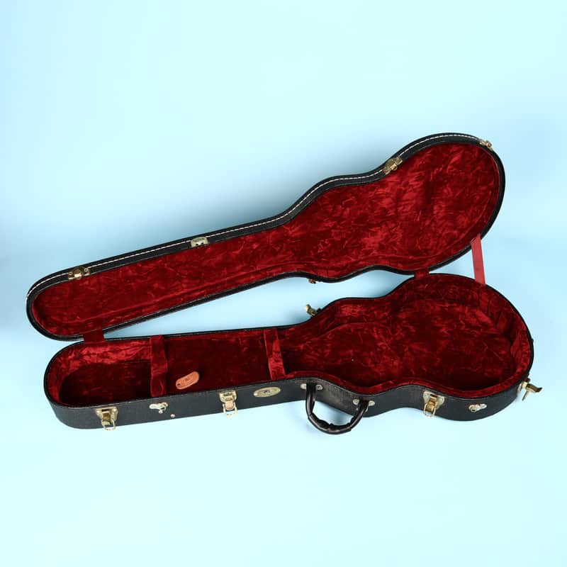 TKL Les Paul Hardshell Case Black Exterior Red Plush Interior Canada image 1