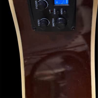 Mitchell EZB Super Short-Scale Acoustic-Electric Bass 3-Color Sunburst - Blemish image 6