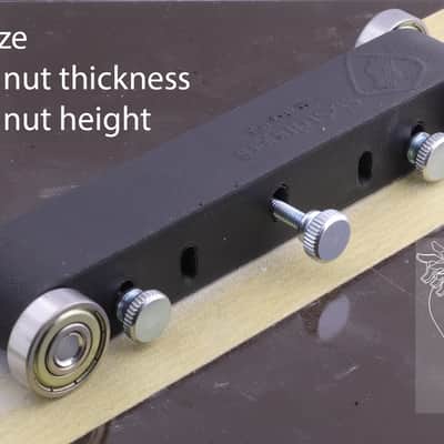 Saddle and Nut Height & Thickness Sander 84mm Made in the USA image 3