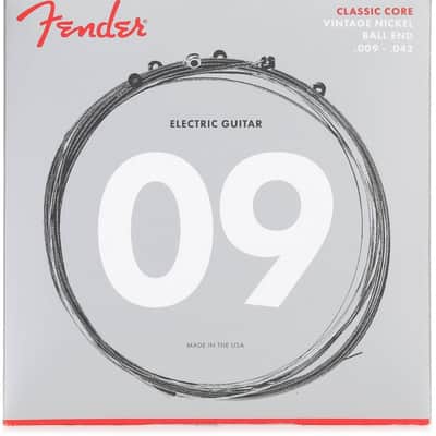 Fender 155L Classic Core Vintage Nickel Ball End Electric Guitar Strings - .009-.042 Light image 3