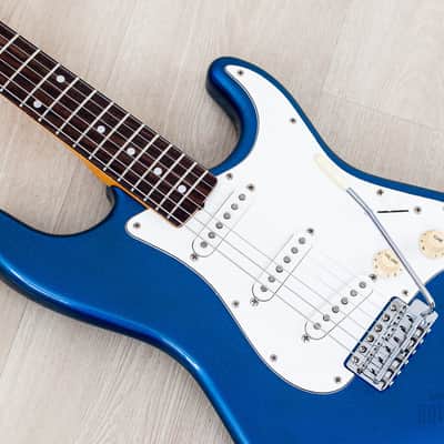 1981 Tokai Springy Sound ST60 Vintage S-Style Guitar Metallic Blue, 100% Original w/ Case, Japan image 7