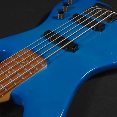 Guild Pilot 5 String Bass 1985 - Electric Blue image 9