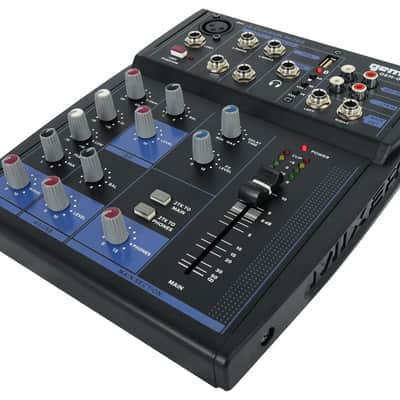 Gemini GEM-05USB Compact 5 Ch. Bluetooth Mixer w/USB/2 Bus/2 Band EQ+Backpack image 15