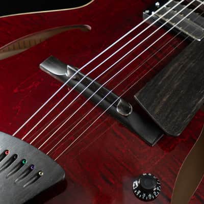 Collings Eastside LC Archtop, Laminated Maple Construction, Merlot Finish - NEW image 9