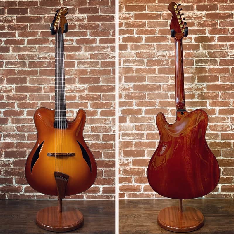 Tim Bram Sunburst Mahogany Tribute Archtop (Display Guitar/Never Previously Owned) Authorized Dealer image 1