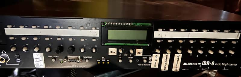 Allen & Heath iDR-8 audio mix processor 2000’s - Black image 1