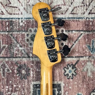 1992 Fender Precision Bass Standard MIM Made In Mexico Black Electric Bass Guitar W/ Hardshell Case & Upgrades! image 12
