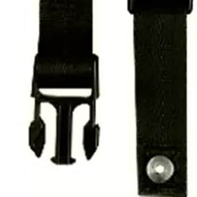 DiMarzio DD2200BK ClipLock Quick Release Strap 2 Inch Nylon Black image 2