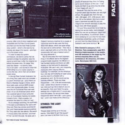 Patrick Eggle Tony Iommi TI Legend 1994 with tremolo bridge - EXCEPTIONALLY RARE!!! The Rarest Official Tony Iommi Signature model and the ONLY ONE fitted with Tremolo in Collector's grade condition!!! image 23