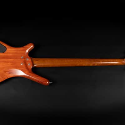 2017 Warwick Teambuilt Pro Series Corvette Bubinga 5A - Natural Transparent | German 5-String Electric Bass Ovangkol Neck Active / Passive Electronics image 10