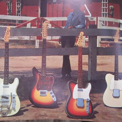Fender Musical Instruments Mini Full Line Color Catalog RARE ! 1968 image 4