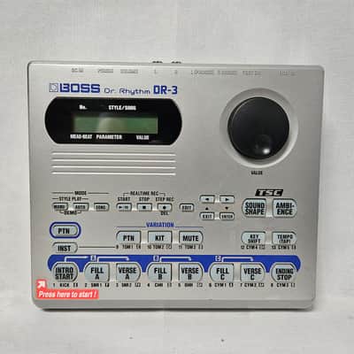 Boss DR-3 Dr. Rhythm Drum Machine 2003 - 2020 - Gray
