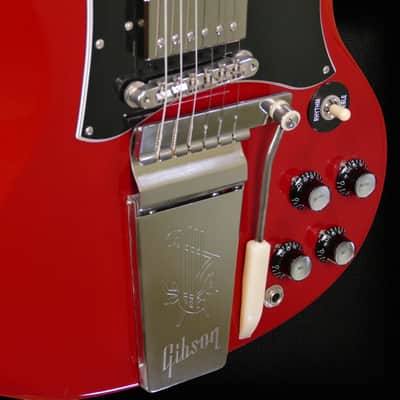 Gibson Custom Shop M2M Cardinal Red LP SG Standard 1961 Large Guard - Made to Measure image 7