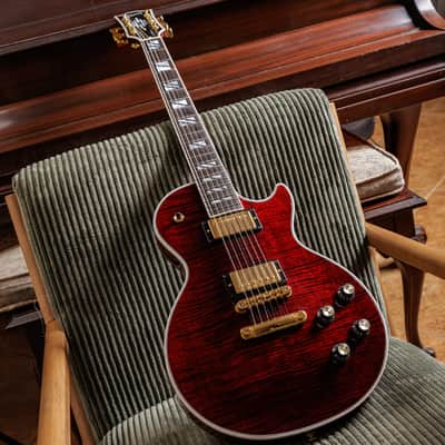 Gibson Les Paul Supreme 2024 - Dark Wine Red image 2