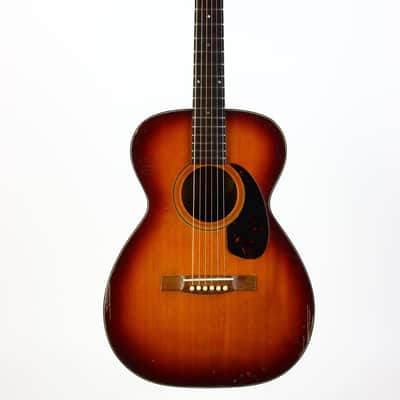 1966 Guild F-20 Small Body Sunburst | Hoboken Factory Vintage Guitar Acoustic Guitar image 5