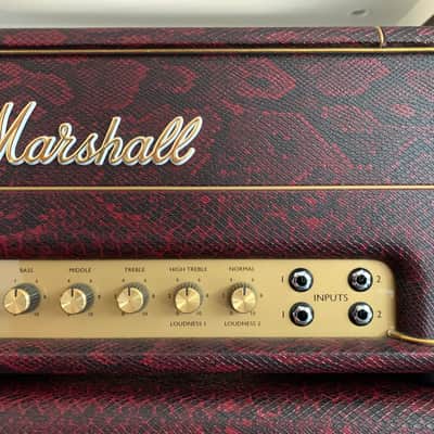 Marshall SV20H + SV212 Studio Vintage Bundle Limited Edition Red Snakeskin image 4