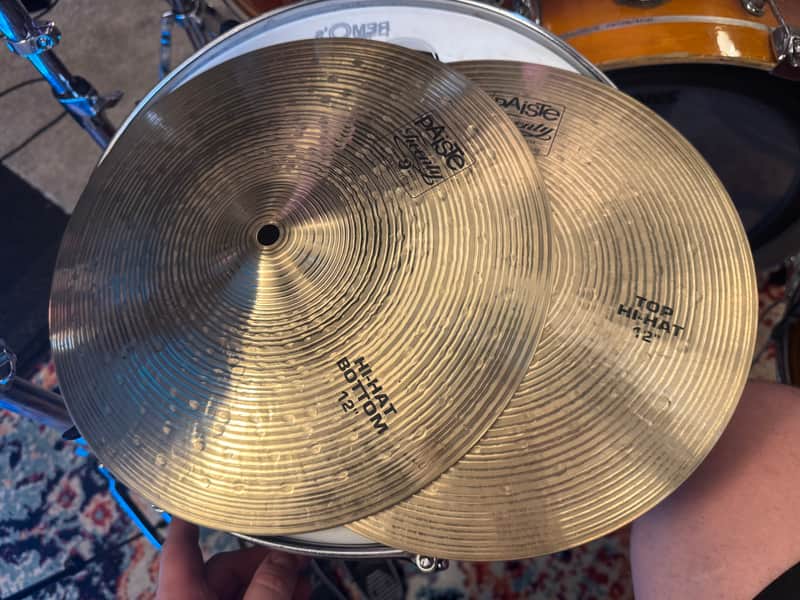 Paiste Twenty masters 12” hihats image 1