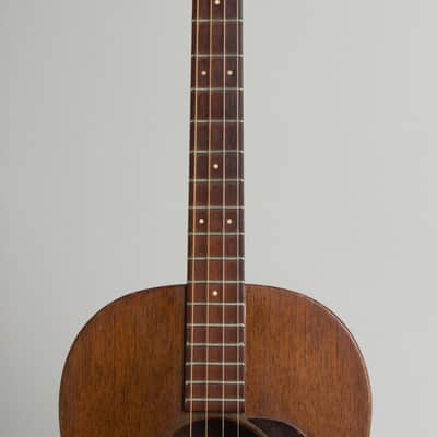 C. F. Martin 5-15T Flat Top Tenor Guitar (1955), ser. #145017, black gig bag case. image 8
