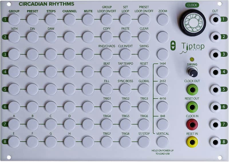 Tiptop Audio Circadian Rhythms Grid Sequencer - White image 1
