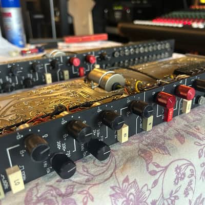 2x-Trident Series 80 input module Mic Pre EQ Vintage A version. (80B) Trident Audio Console Mixer image 1
