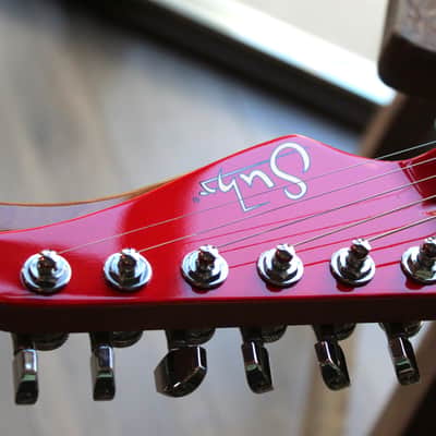 SUHR "LIMITED Classic JM Antique Funk, Candy Apple Red" GIGBAG, PAPERS, 3, 64 KG image 4