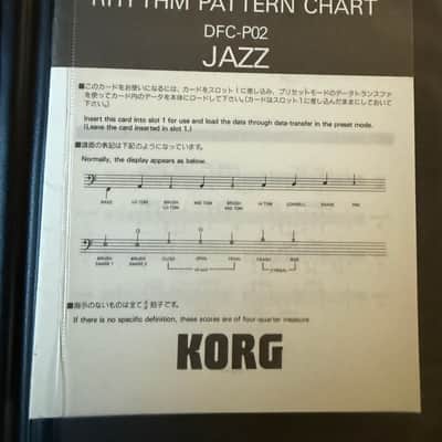 Korg DDD-5 Sound Library Series DFC-P02 Memory Card Jazz for DDD5 Drum Machine image 4