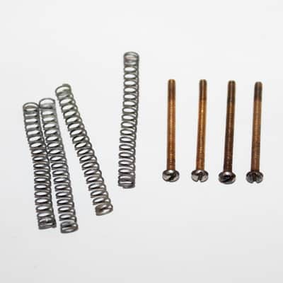 Vintage 1960 Gibson Pickup Gold  Mounting Screws and Springs 1960's ES Les Paul Custom SG image 2