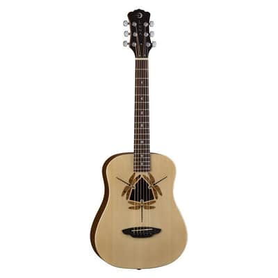 Luna SAF-DF-NAT Safari Dragonfly 3/4-Size Travel Guitar Natural