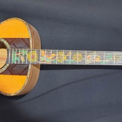 Blueberry NEW IN STOCK Handmade Acoustic Guitar Grand Concert Butterfly image 1