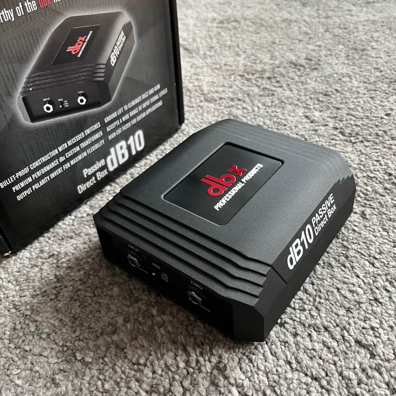dbx db10 Passive Direct Box 2010s - Black image 1