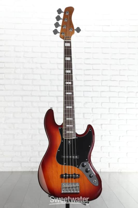 Sire Marcus Miller V5R 5-string Bass Guitar - Tobacco Sunburst (MMV5R5TSd1) image 1