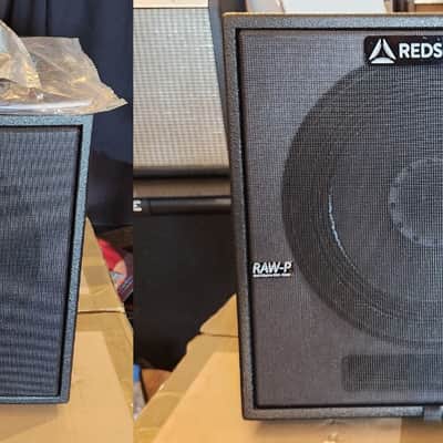 Red Sound MF10 10" Active/Passive FRFR Cabinet Pair w/ Original Boxes, Extra Stuff! Neutrik Cable & Padded Covers image 1